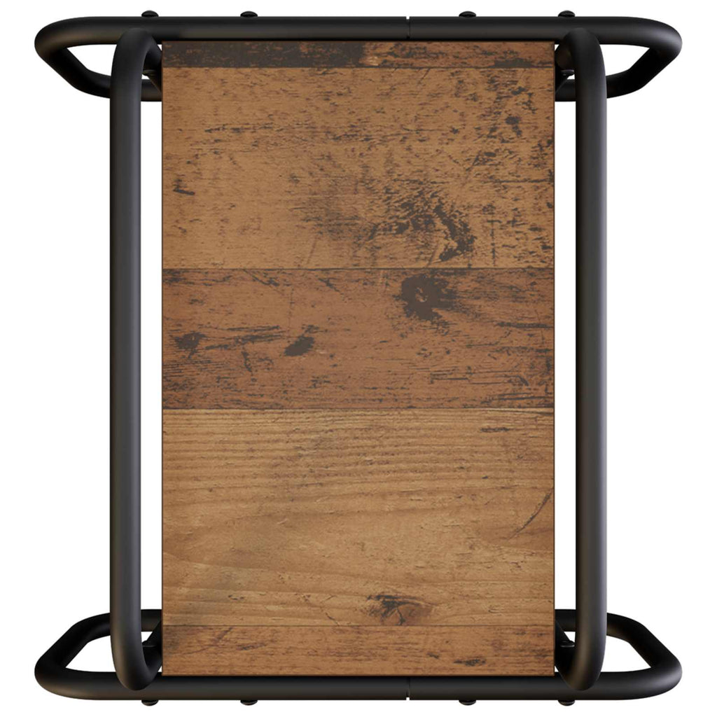 vidaXL Stolik kawowy Stare drewno 40 x 40 x 51 cm Drewno inżynieryjne