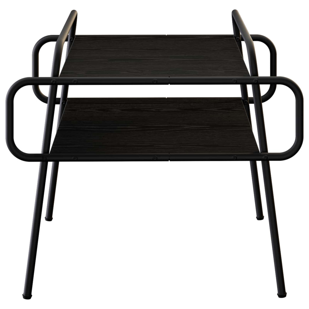 vidaXL Stolik kawowy Czarny dąb 50 x 50 x 51 cm Drewno inżynieryjne