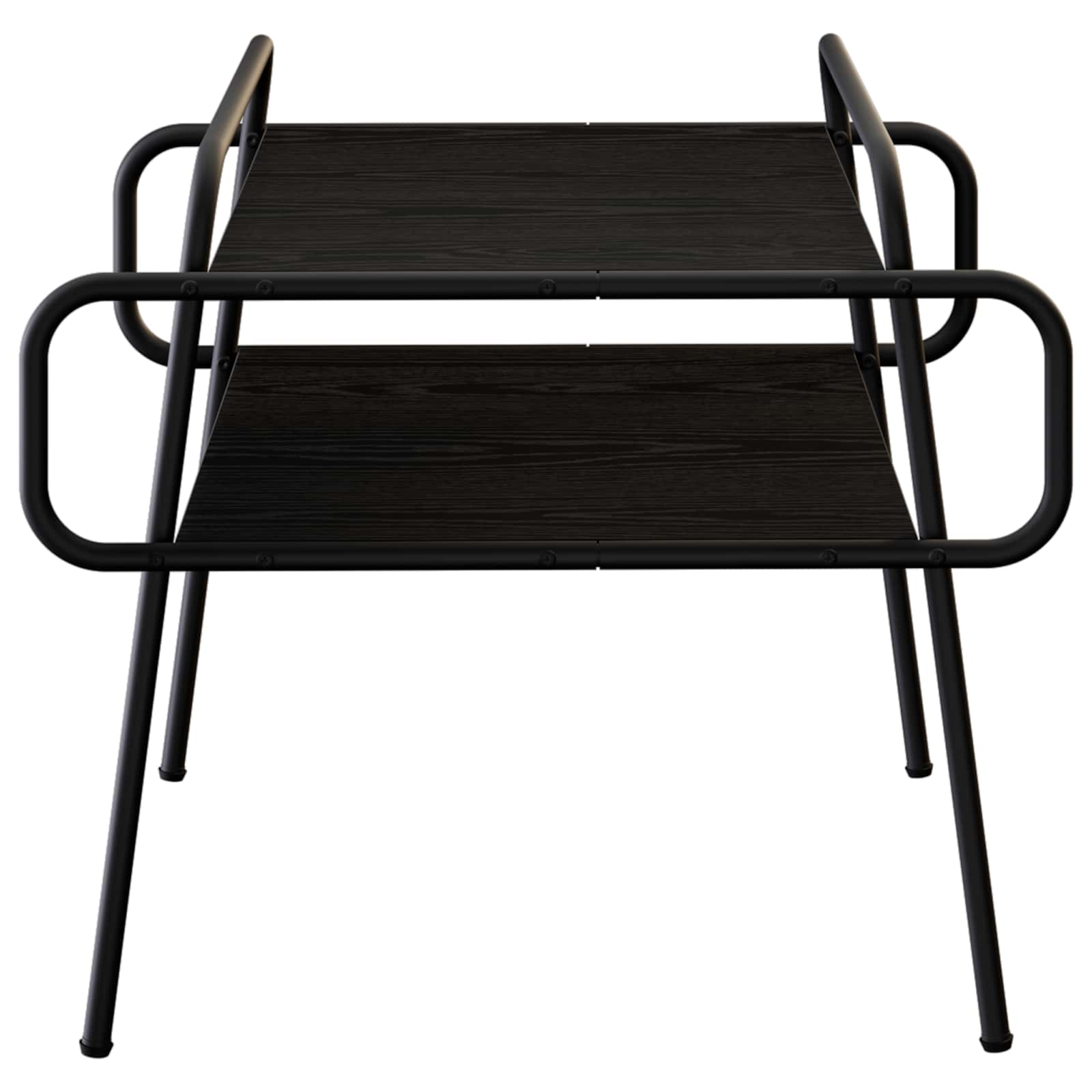 vidaXL Stolik kawowy Czarny dąb 50 x 50 x 51 cm Drewno inżynieryjne