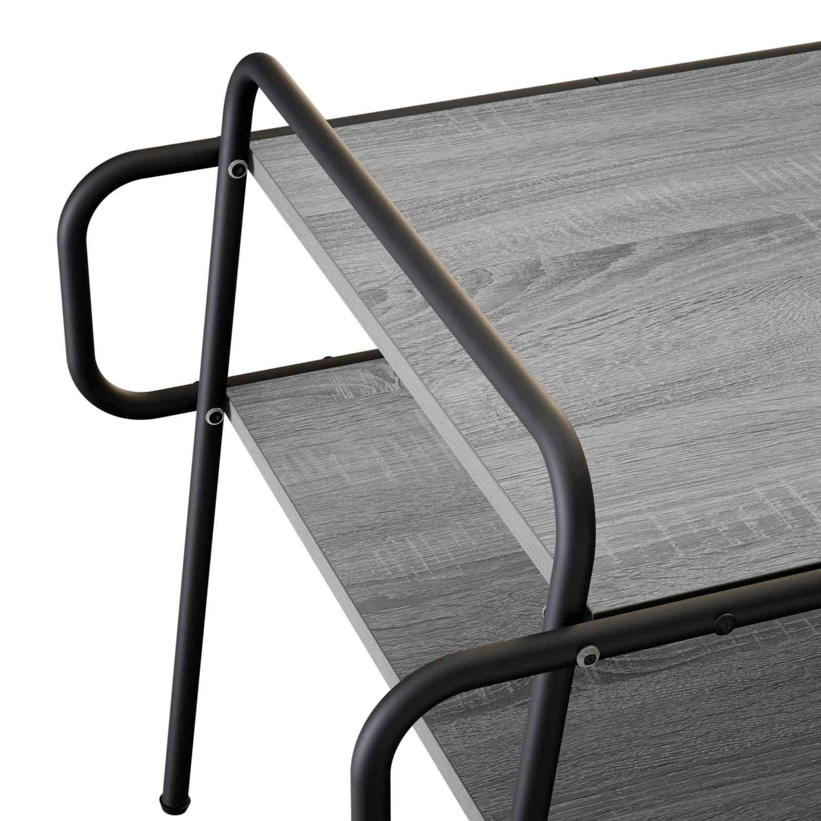 vidaXL Stolik kawowy Szary Sonoma 50 x 50 x 51 cm Drewno inżynieryjne