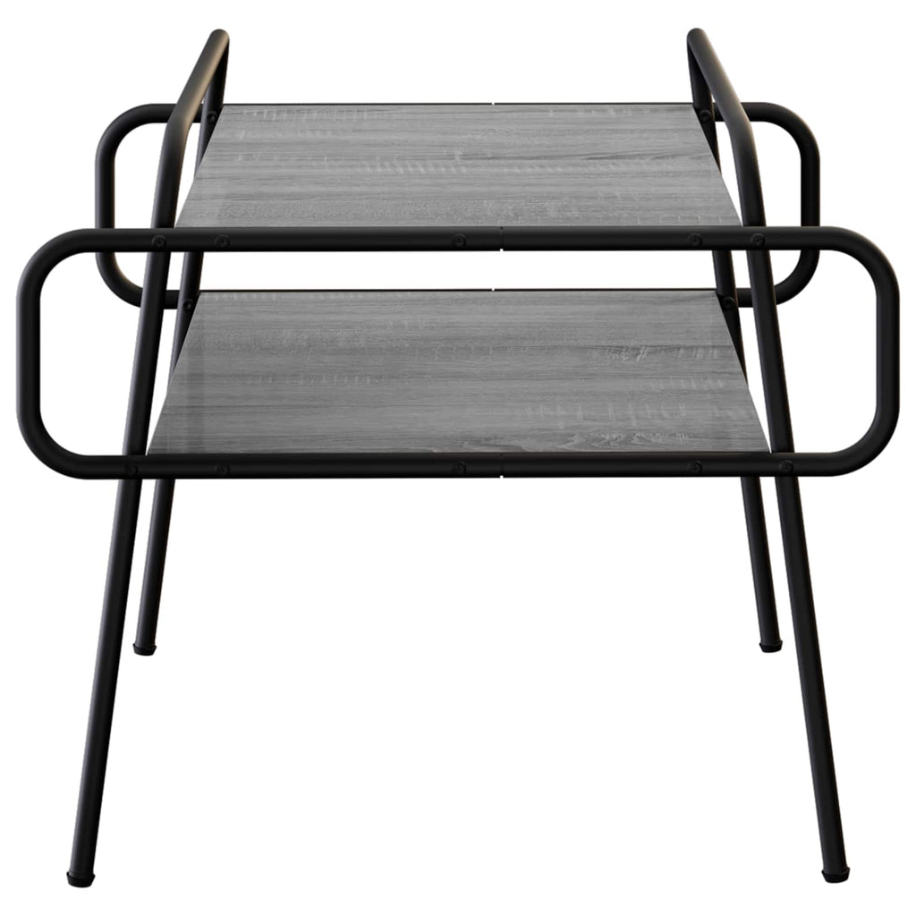 vidaXL Stolik kawowy Szary Sonoma 50 x 50 x 51 cm Drewno inżynieryjne
