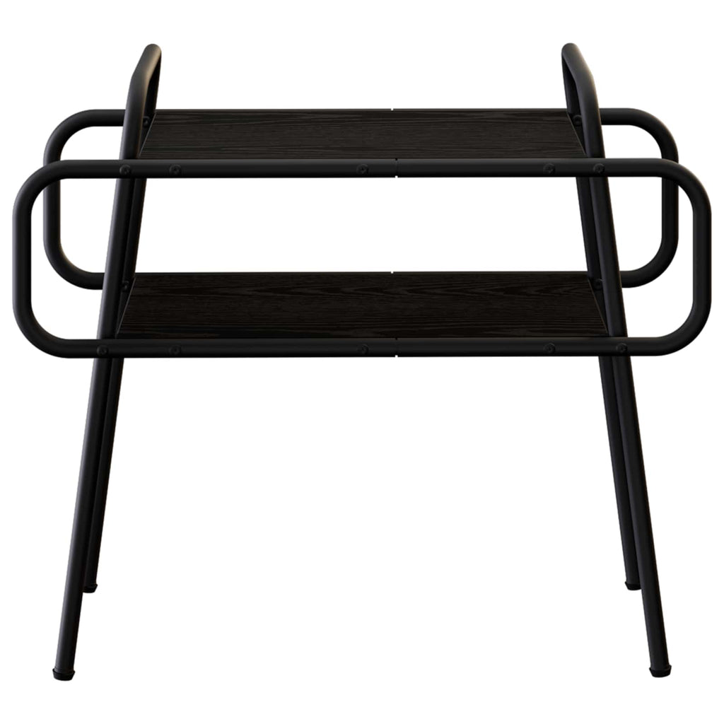 vidaXL Stolik kawowy Czarny dąb 60 x 30 x 51 cm Drewno inżynieryjne