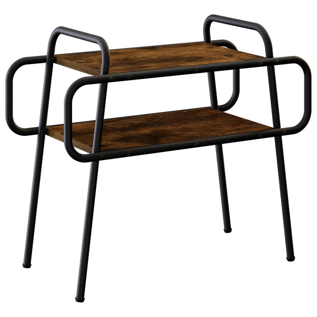 vidaXL Stolik kawowy Dąb wędzony 60 x 30 x 51 cm Drewno inżynieryjne