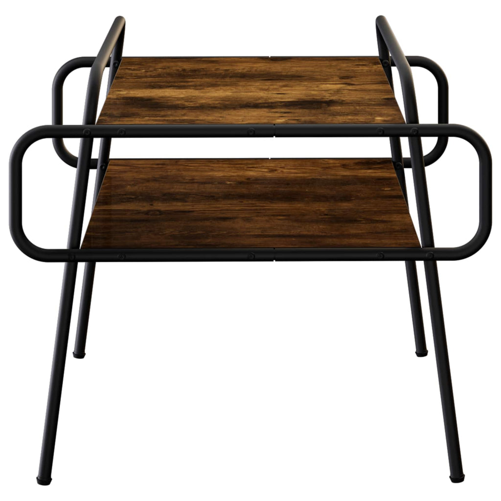 vidaXL Stolik kawowy Dąb wędzony 60 x 60 x 51 cm Drewno inżynieryjne