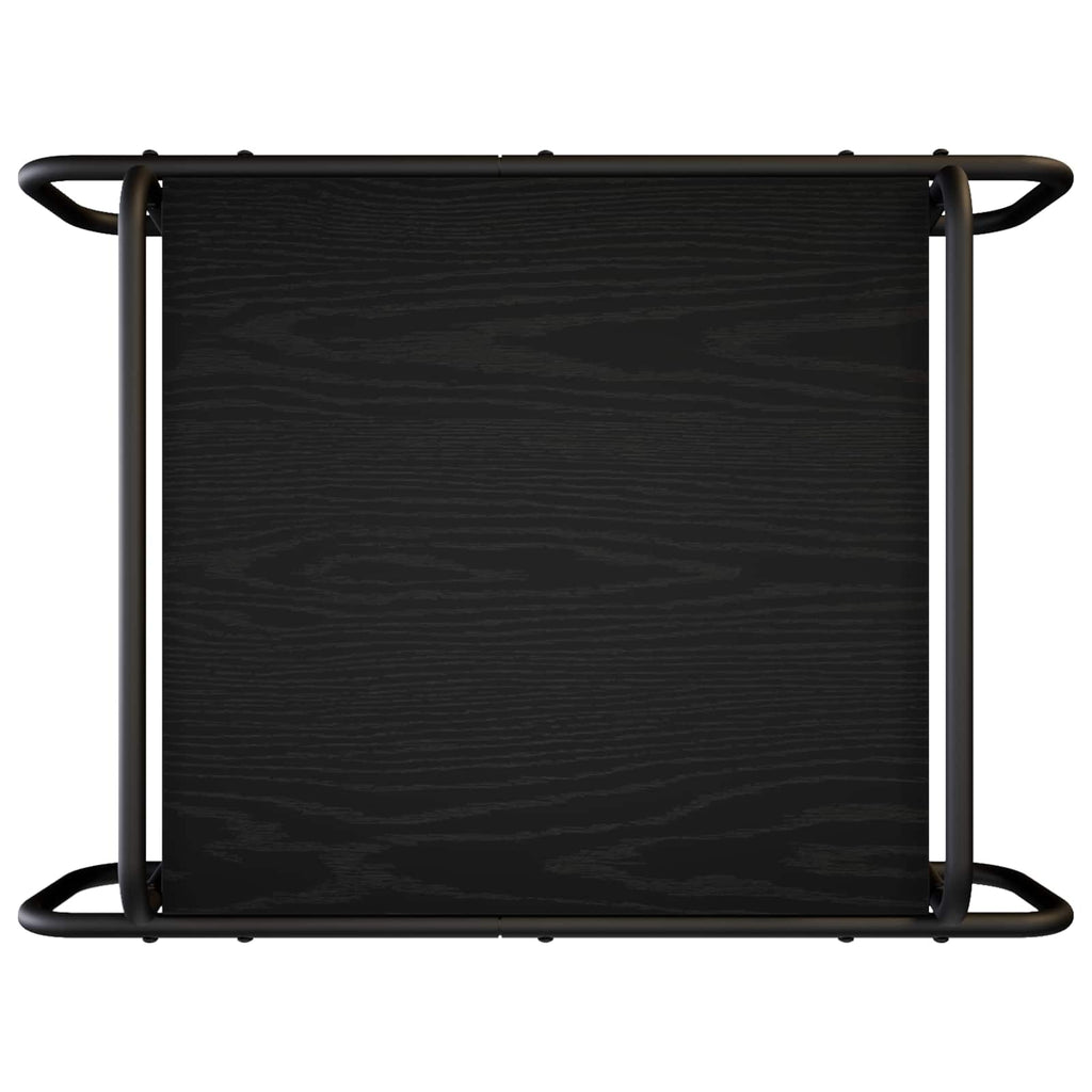 vidaXL Stolik kawowy Czarny dąb 70 x 50 x 51 cm Drewno inżynieryjne