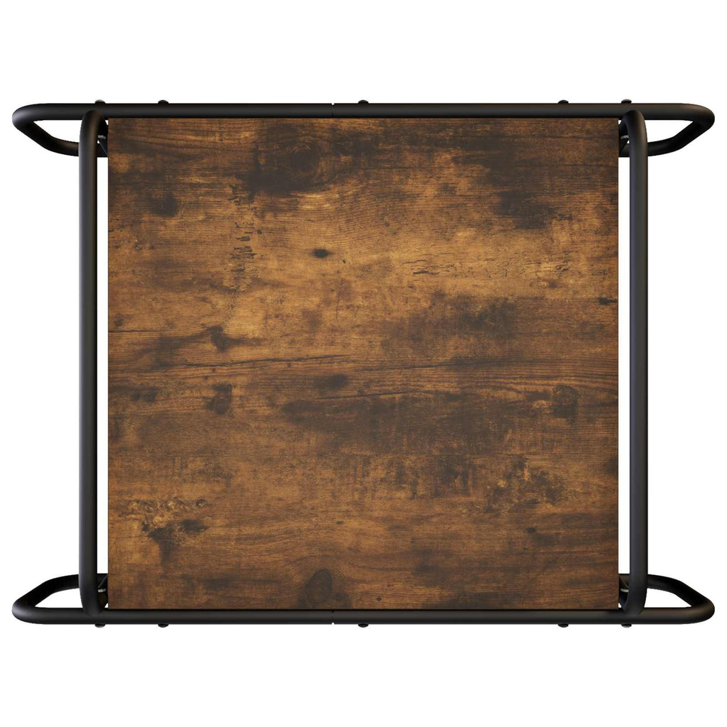 vidaXL Stolik kawowy Dąb wędzony 70 x 50 x 51 cm Drewno inżynieryjne