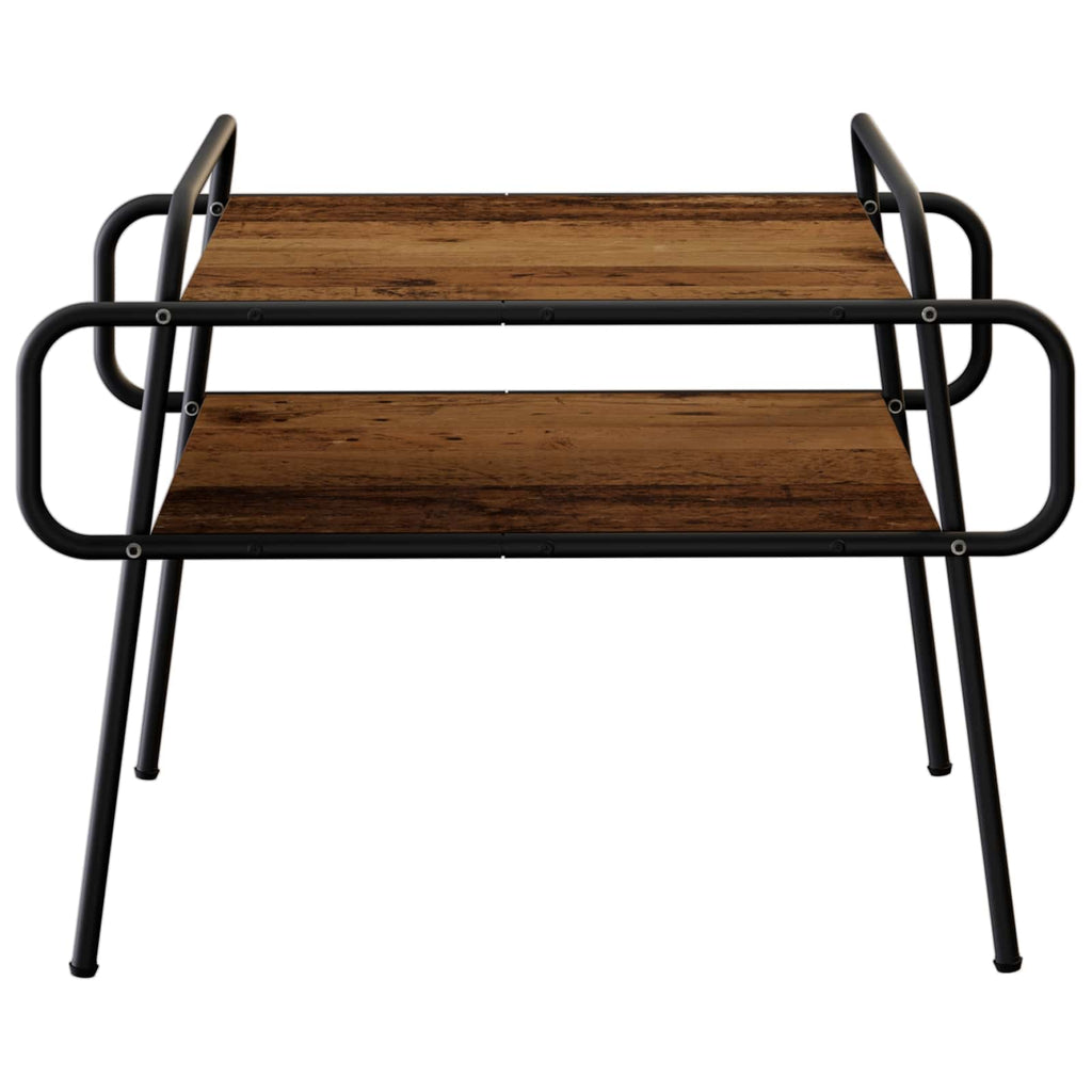 vidaXL Stolik kawowy Stare drewno 70 x 50 x 51 cm Drewno inżynieryjne