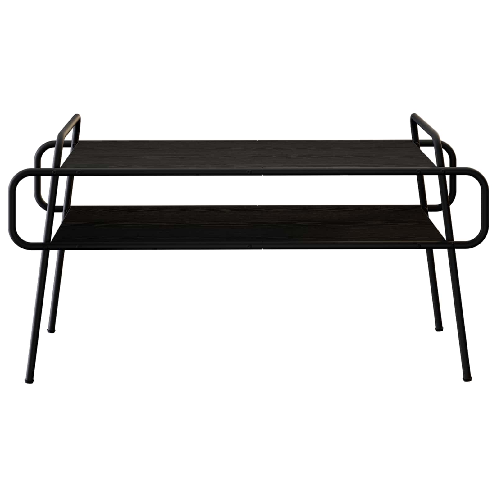 vidaXL Stolik kawowy Czarny dąb 100 x 50 x 51 cm Drewno inżynieryjne