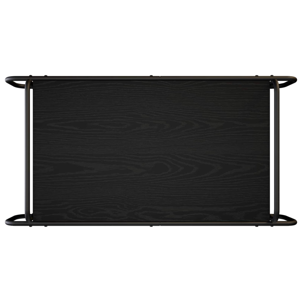 vidaXL Stolik kawowy Czarny dąb 100 x 50 x 51 cm Drewno inżynieryjne