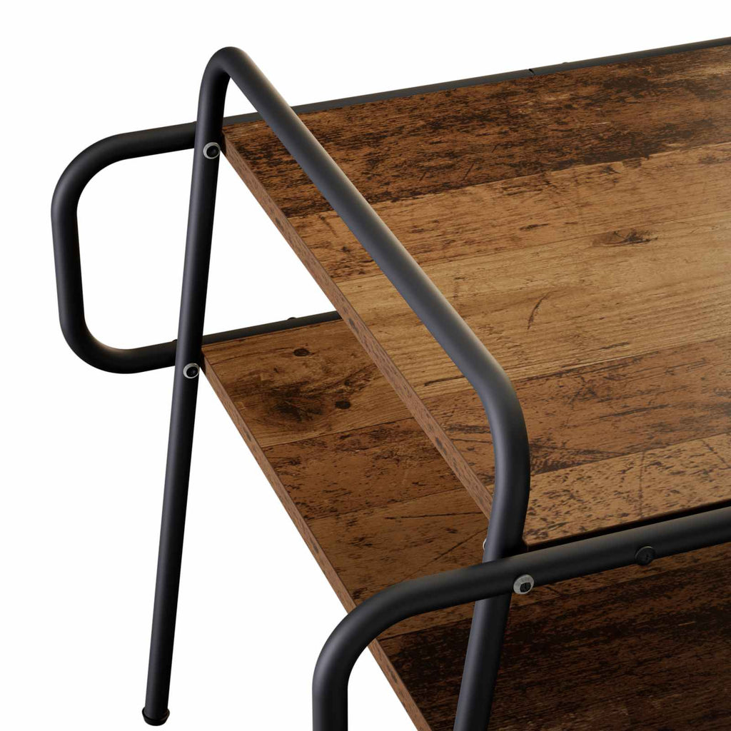 vidaXL Stolik kawowy Stare drewno 100 x 50 x 51 cm Drewno inżynieryjne