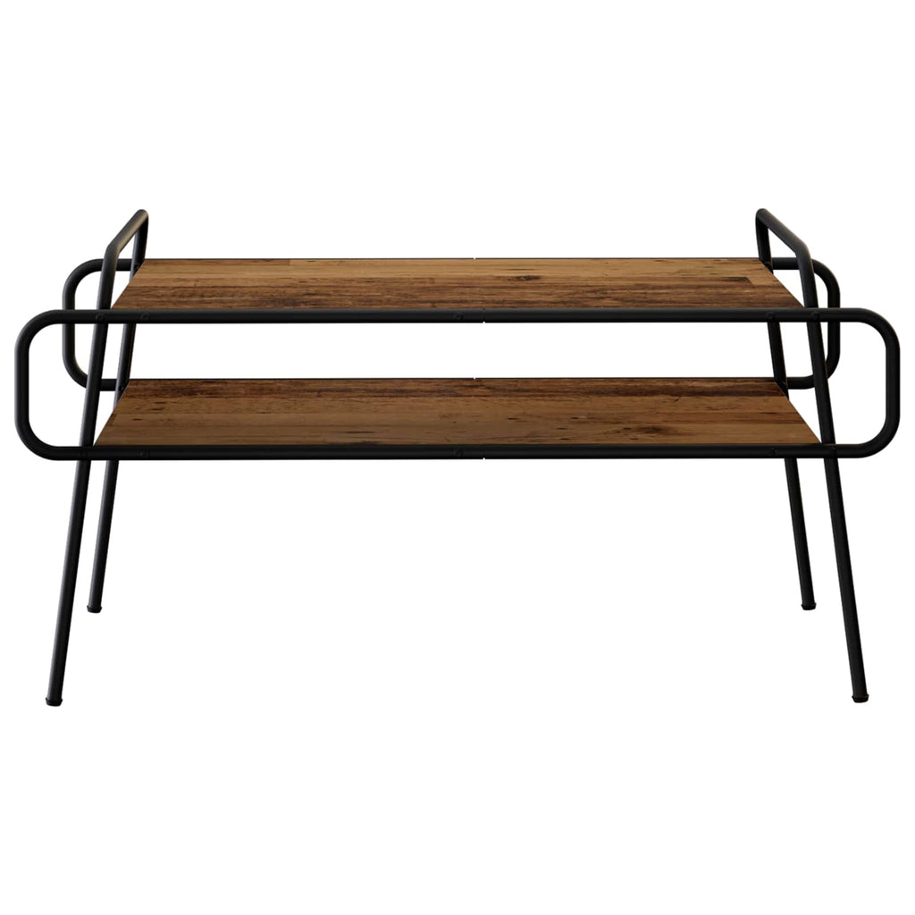 vidaXL Stolik kawowy Stare drewno 100 x 50 x 51 cm Drewno inżynieryjne