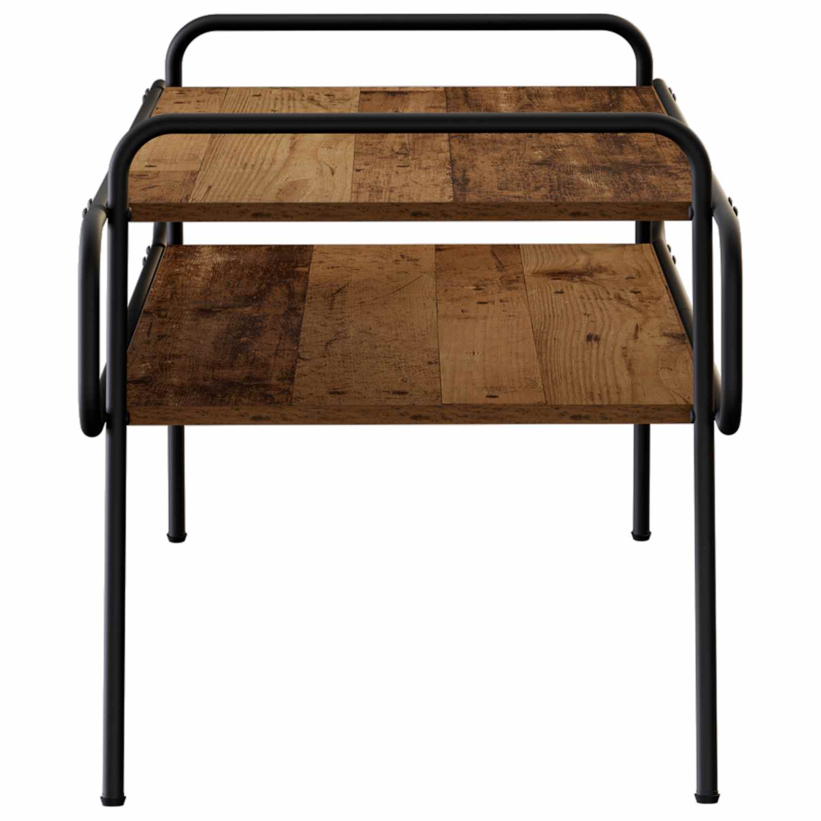 vidaXL Stolik kawowy Stare drewno 100 x 50 x 51 cm Drewno inżynieryjne