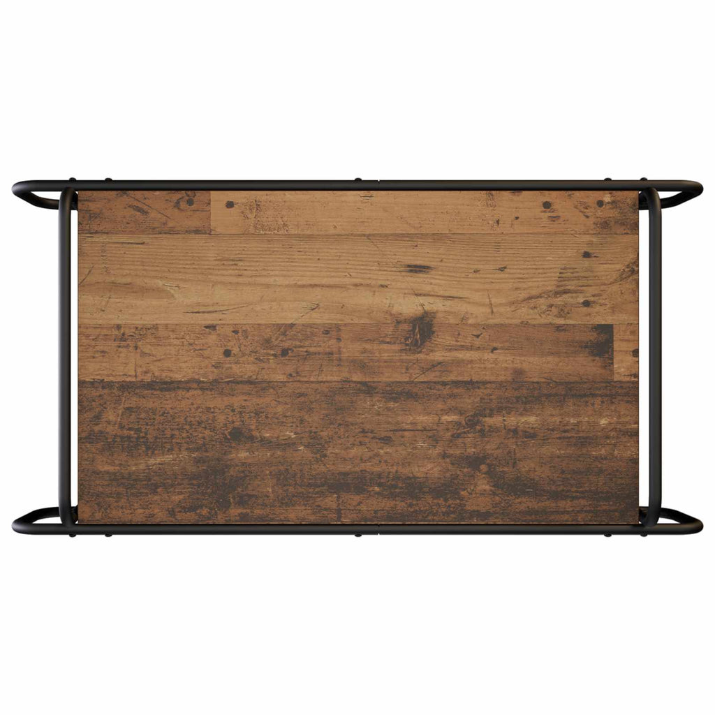 vidaXL Stolik kawowy Stare drewno 100 x 50 x 51 cm Drewno inżynieryjne