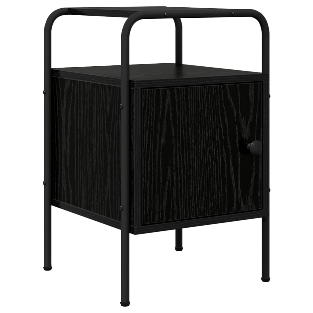 vidaXL Szafka Nocna 2 szt. Czarny dąb 35 x 36,5 x 56 cm