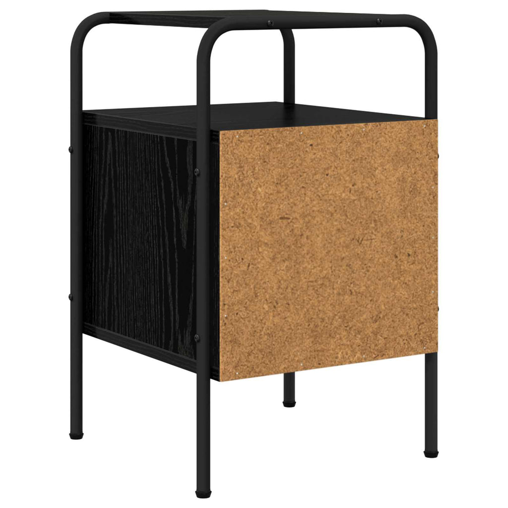 vidaXL Szafka Nocna 2 szt. Czarny dąb 35 x 36,5 x 56 cm