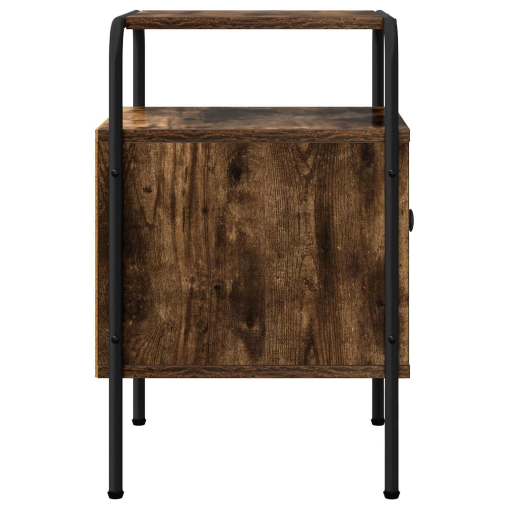 vidaXL Szafka Nocna Dąb wędzony 35 x 36,5 x 56 cm Drewno inżynieryjne