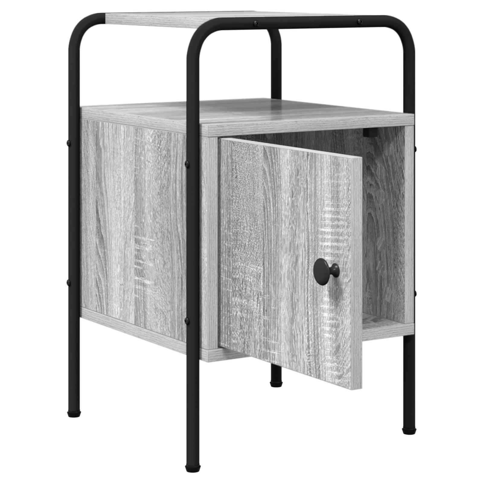 vidaXL Szafka Nocna 2 szt. Szary Sonoma 35 x 36,5 x 56 cm