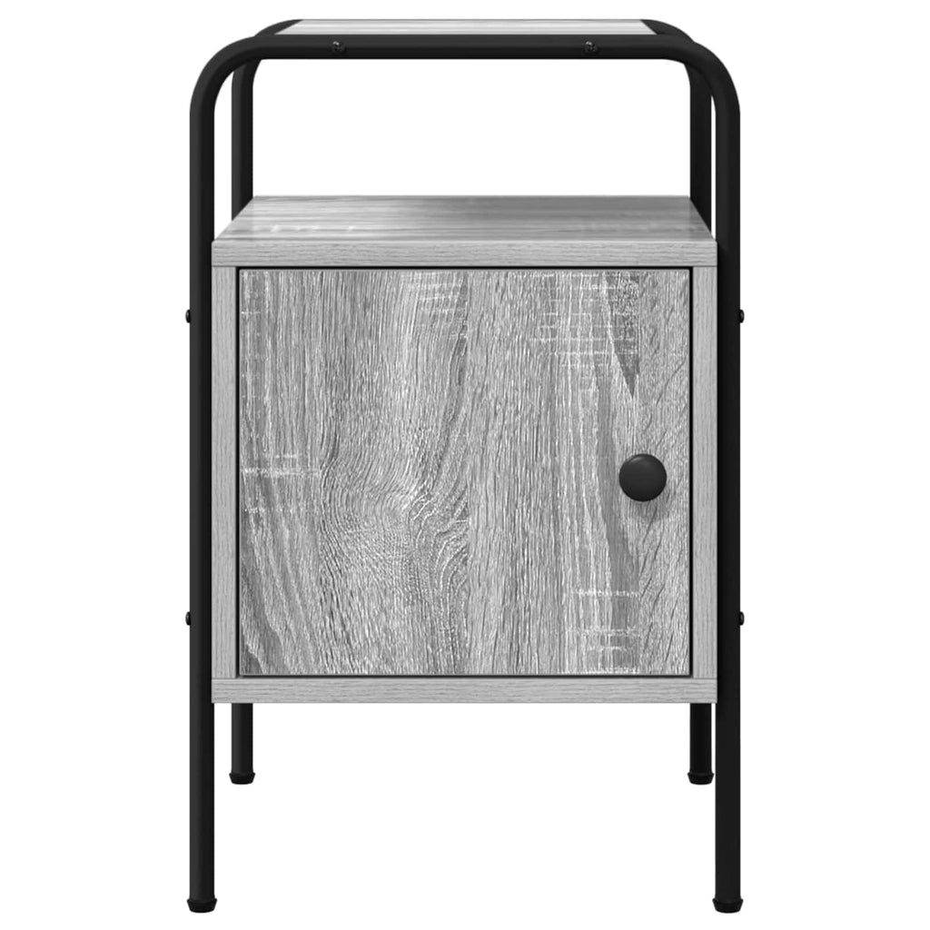 vidaXL Szafka Nocna 2 szt. Szary Sonoma 35 x 36,5 x 56 cm
