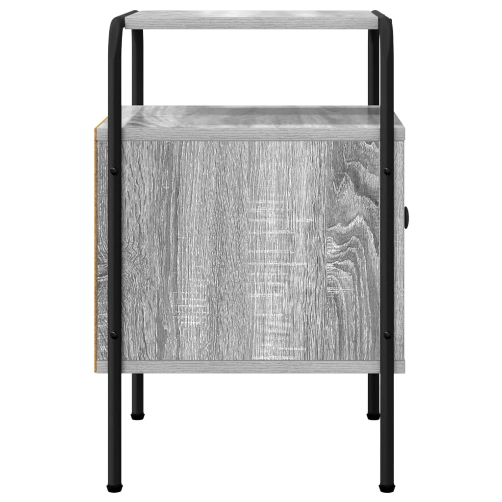 vidaXL Szafka Nocna 2 szt. Szary Sonoma 35 x 36,5 x 56 cm