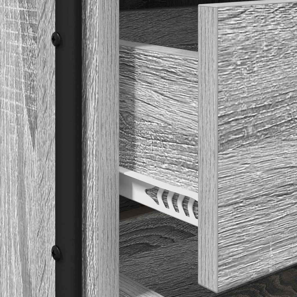 vidaXL Szafka Nocna Szary Sonoma 35 x 36,5 x 61 cm Drewno inżynieryjne