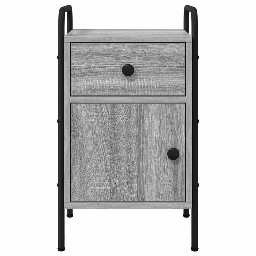 vidaXL Szafka Nocna 2 szt. Szary Sonoma 35 x 36,5 x 61 cm