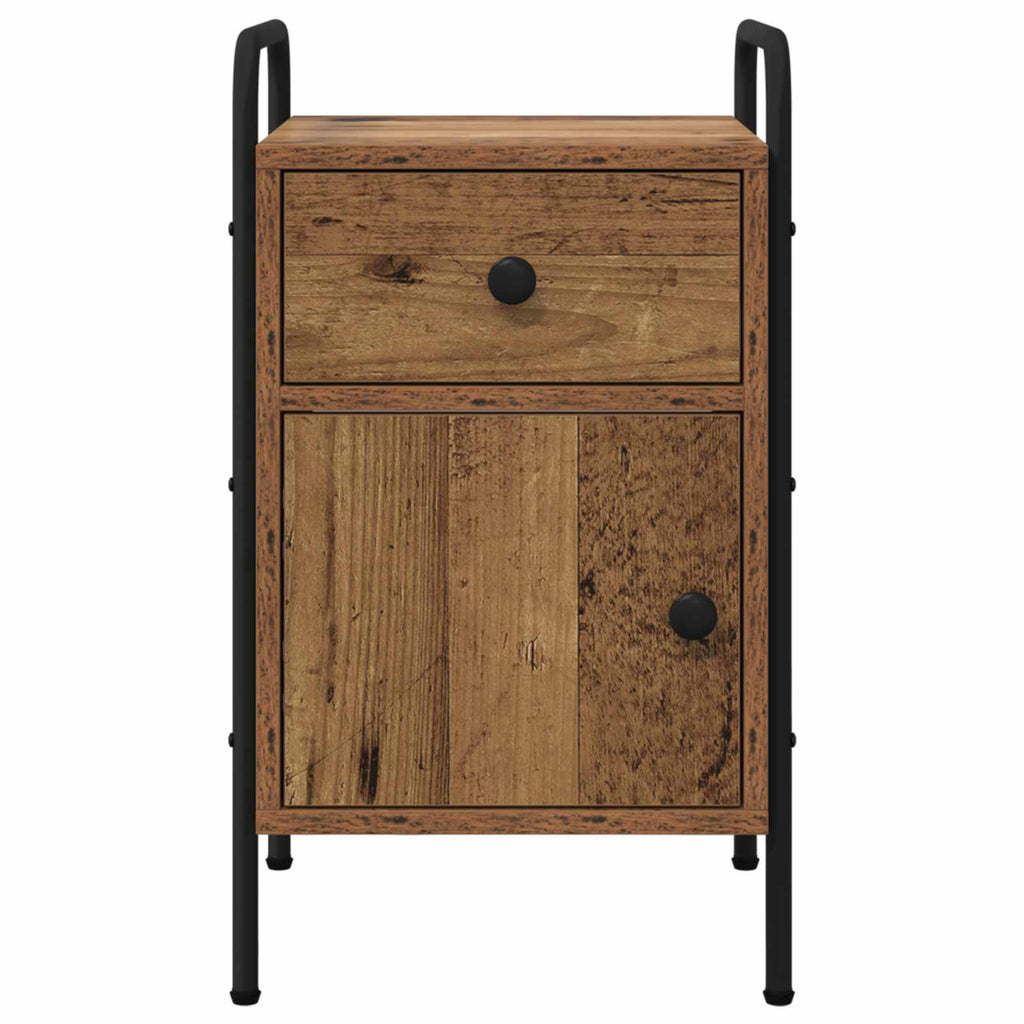 vidaXL Szafka Nocna Stare drewno 35 x 36,5 x 61 cm Drewno inżynieryjne