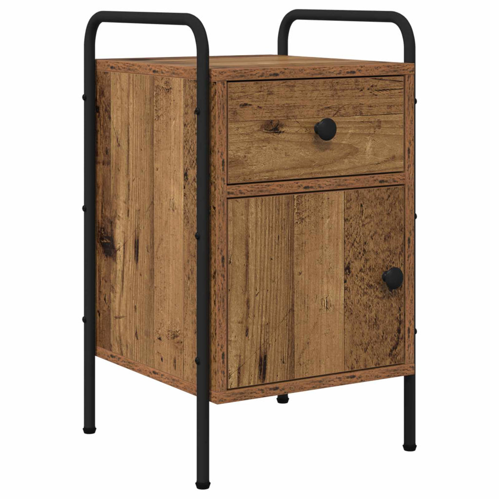 vidaXL Szafka Nocna 2 szt. Stare drewno 35 x 36,5 x 61 cm