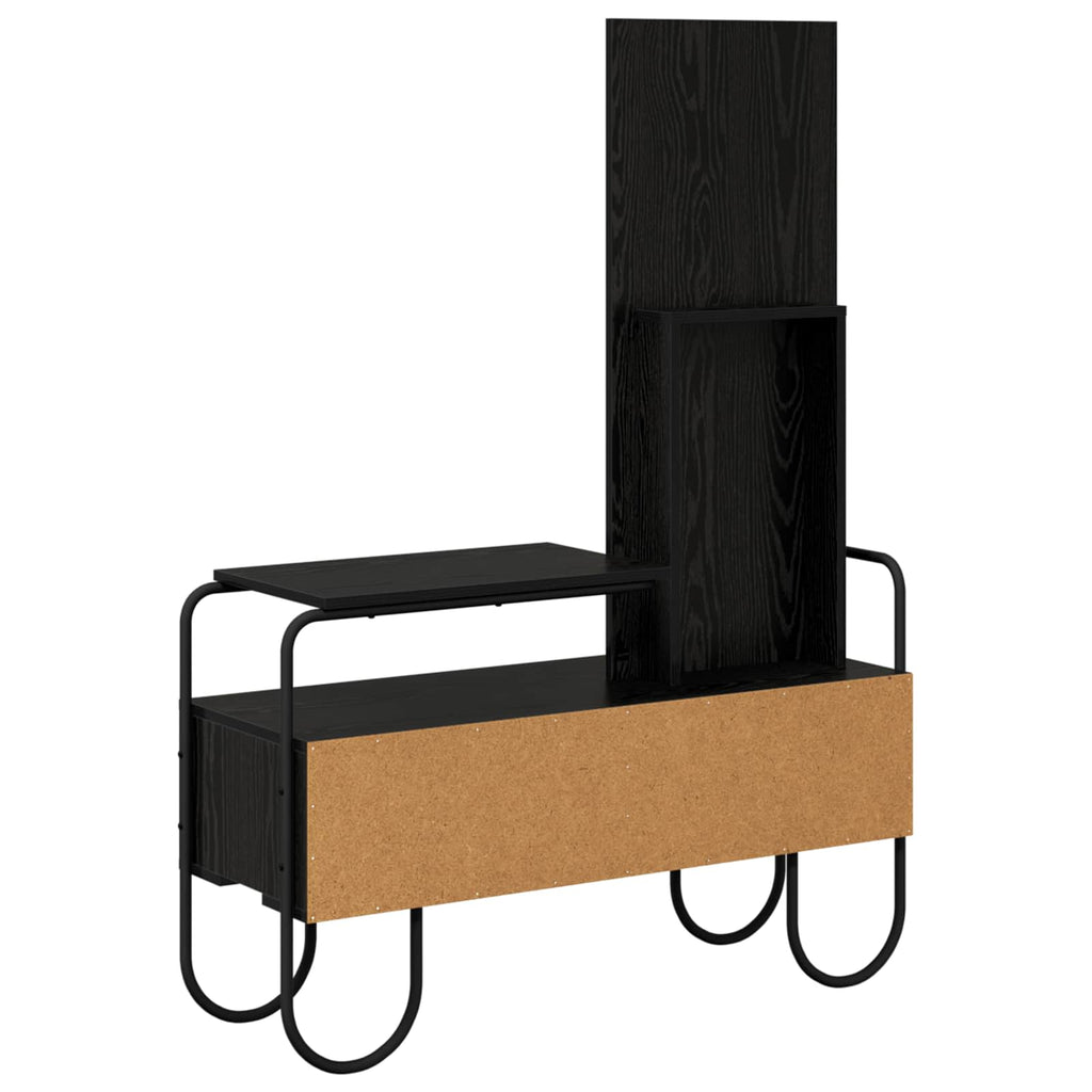 vidaXL Toaletka Czarny dąb 100 x 36,5 x 136 cm Drewno inżynieryjne