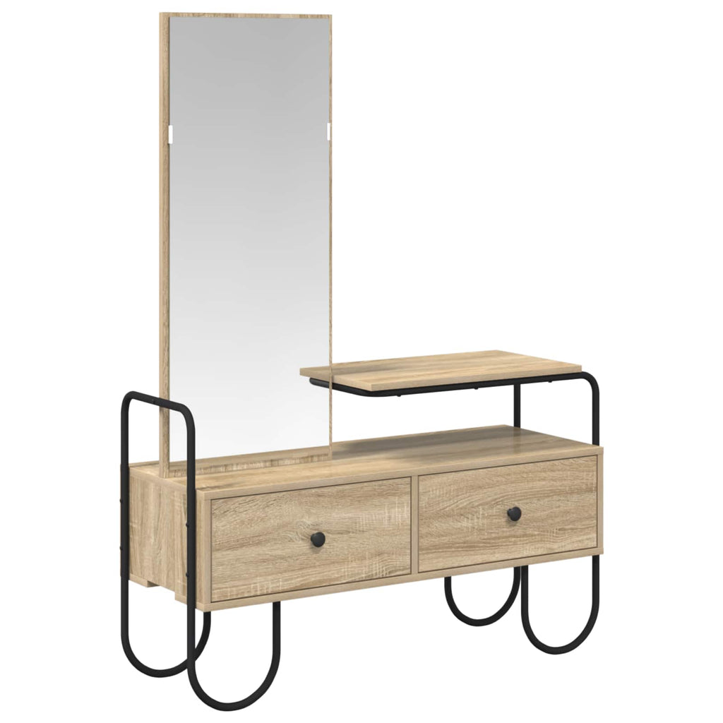 vidaXL Toaletka dąb Sonoma 100 x 36,5 x 136 cm Drewno inżynieryjne