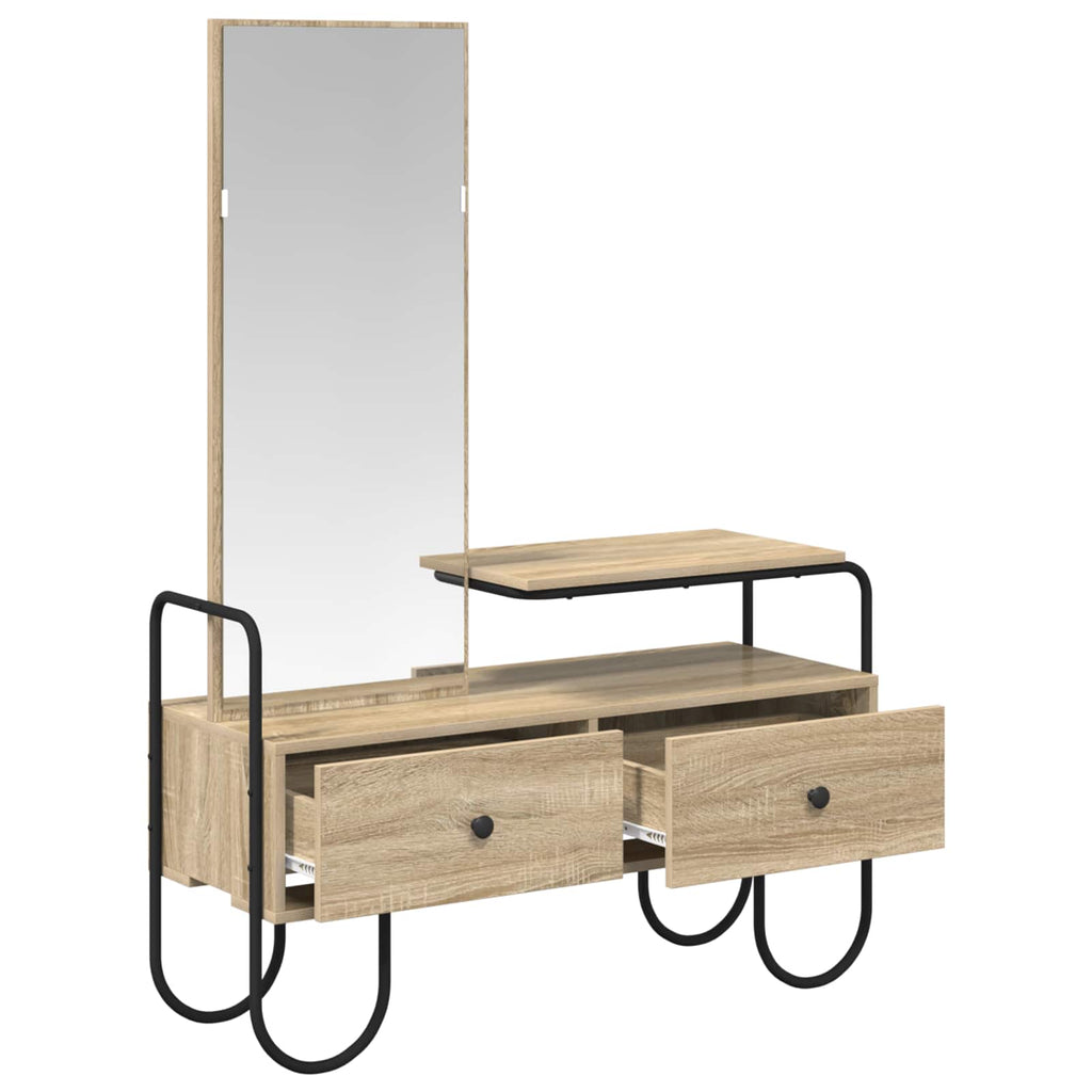 vidaXL Toaletka dąb Sonoma 100 x 36,5 x 136 cm Drewno inżynieryjne