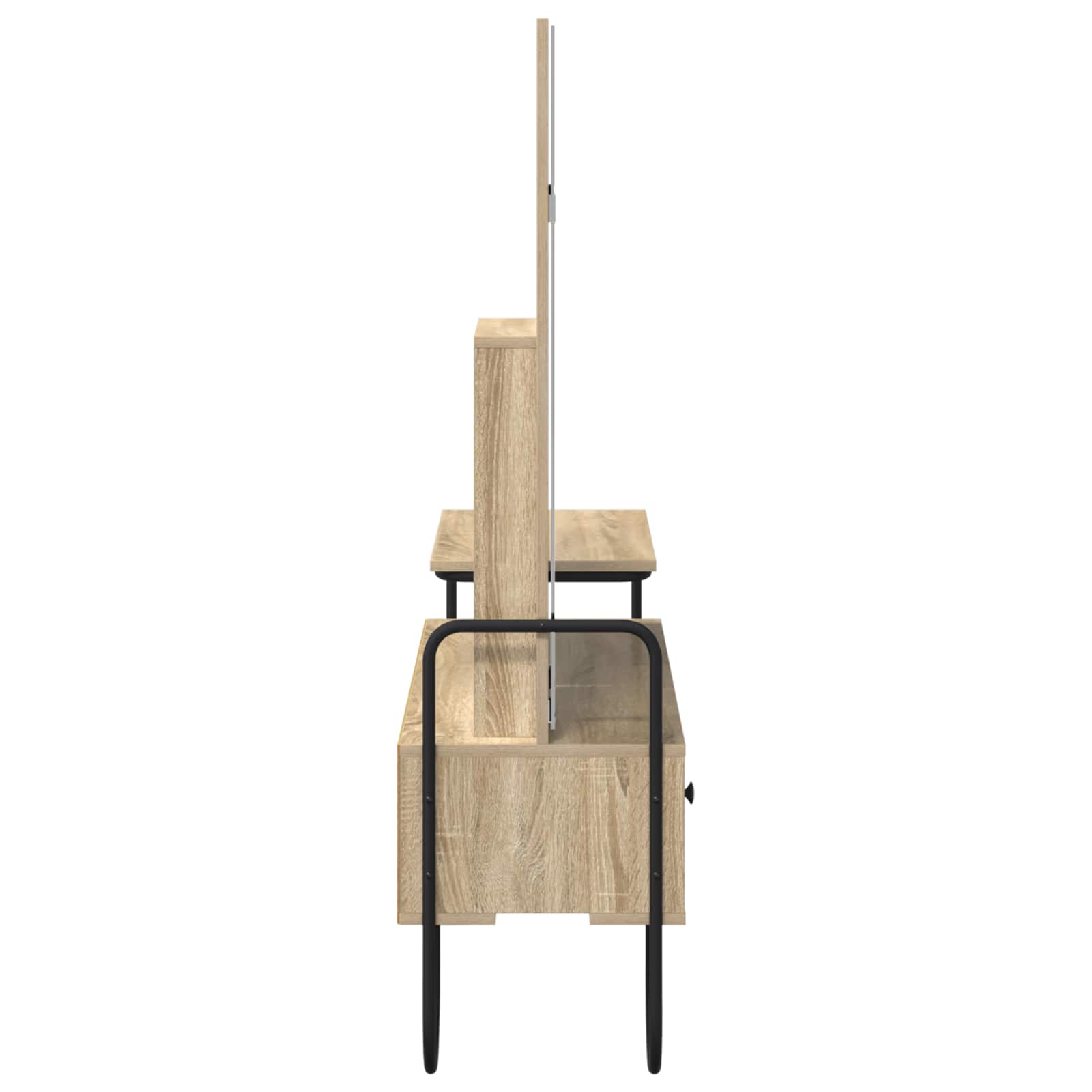 vidaXL Toaletka dąb Sonoma 100 x 36,5 x 136 cm Drewno inżynieryjne