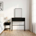 vidaXL Toaletka Czarny dąb 81 x 40 x 131 cm Drewno inżynieryjne