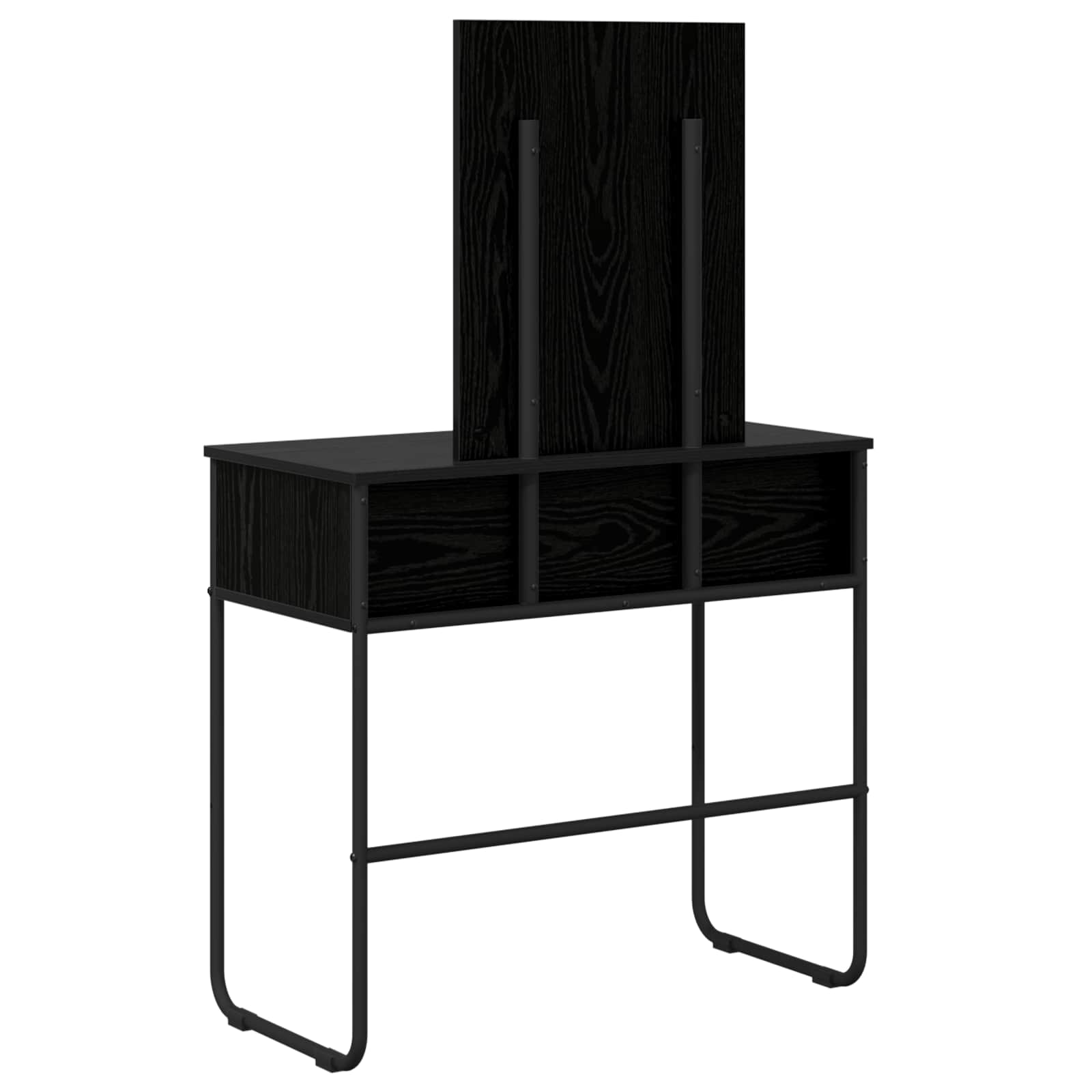 vidaXL Toaletka Czarny dąb 81 x 40 x 131 cm Drewno inżynieryjne