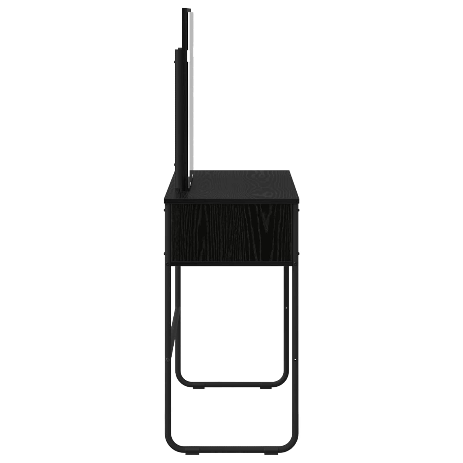 vidaXL Toaletka Czarny dąb 81 x 40 x 131 cm Drewno inżynieryjne