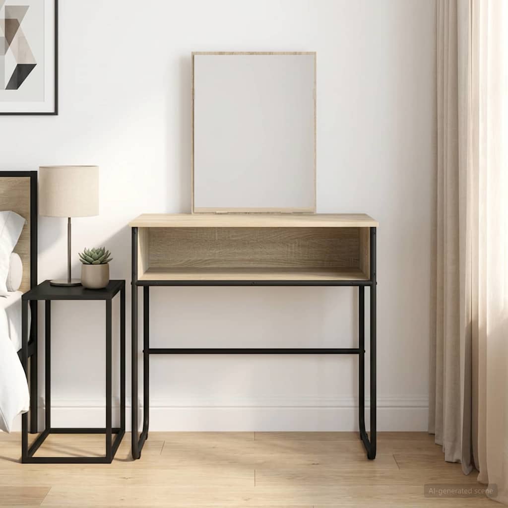 vidaXL Toaletka dąb Sonoma 81 x 40 x 131 cm Drewno inżynieryjne