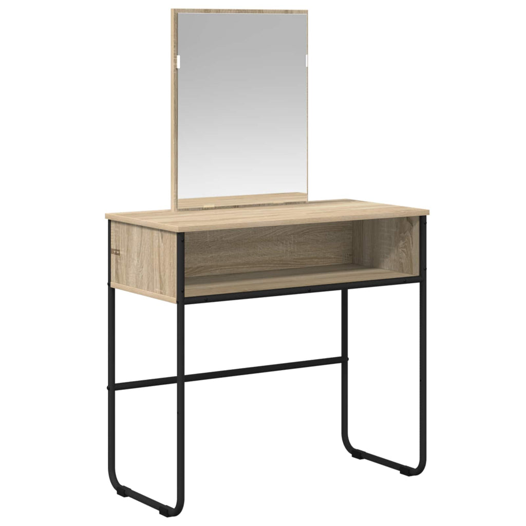 vidaXL Toaletka dąb Sonoma 81 x 40 x 131 cm Drewno inżynieryjne