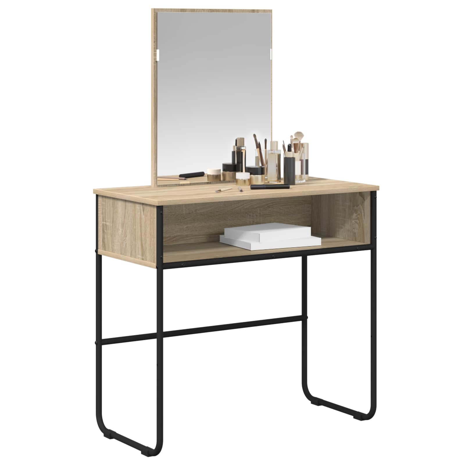 vidaXL Toaletka dąb Sonoma 81 x 40 x 131 cm Drewno inżynieryjne