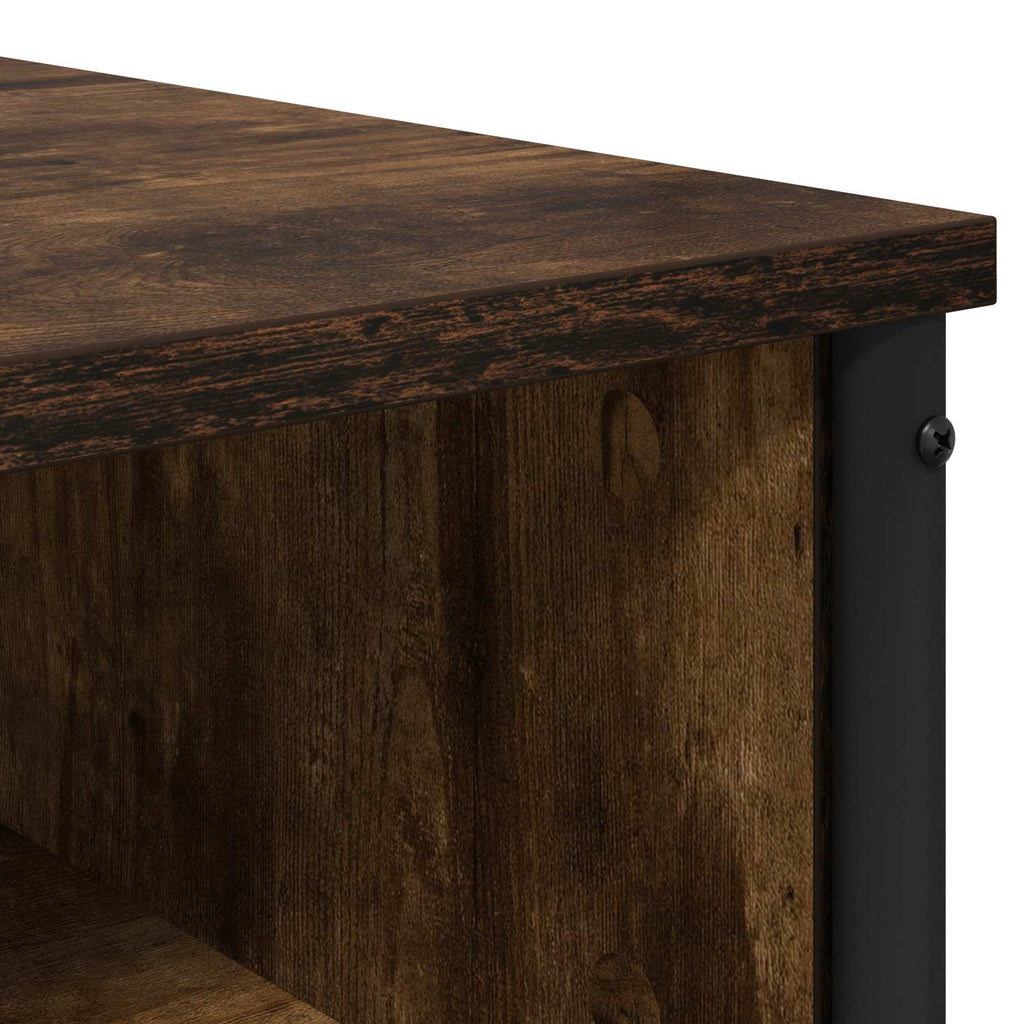 vidaXL Toaletka Dąb wędzony 81 x 40 x 131 cm Drewno inżynieryjne