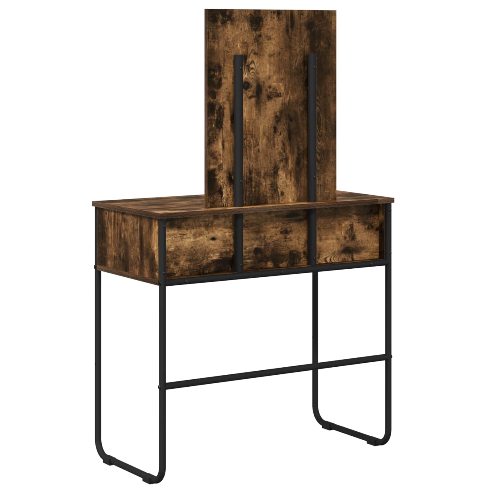 vidaXL Toaletka Dąb wędzony 81 x 40 x 131 cm Drewno inżynieryjne