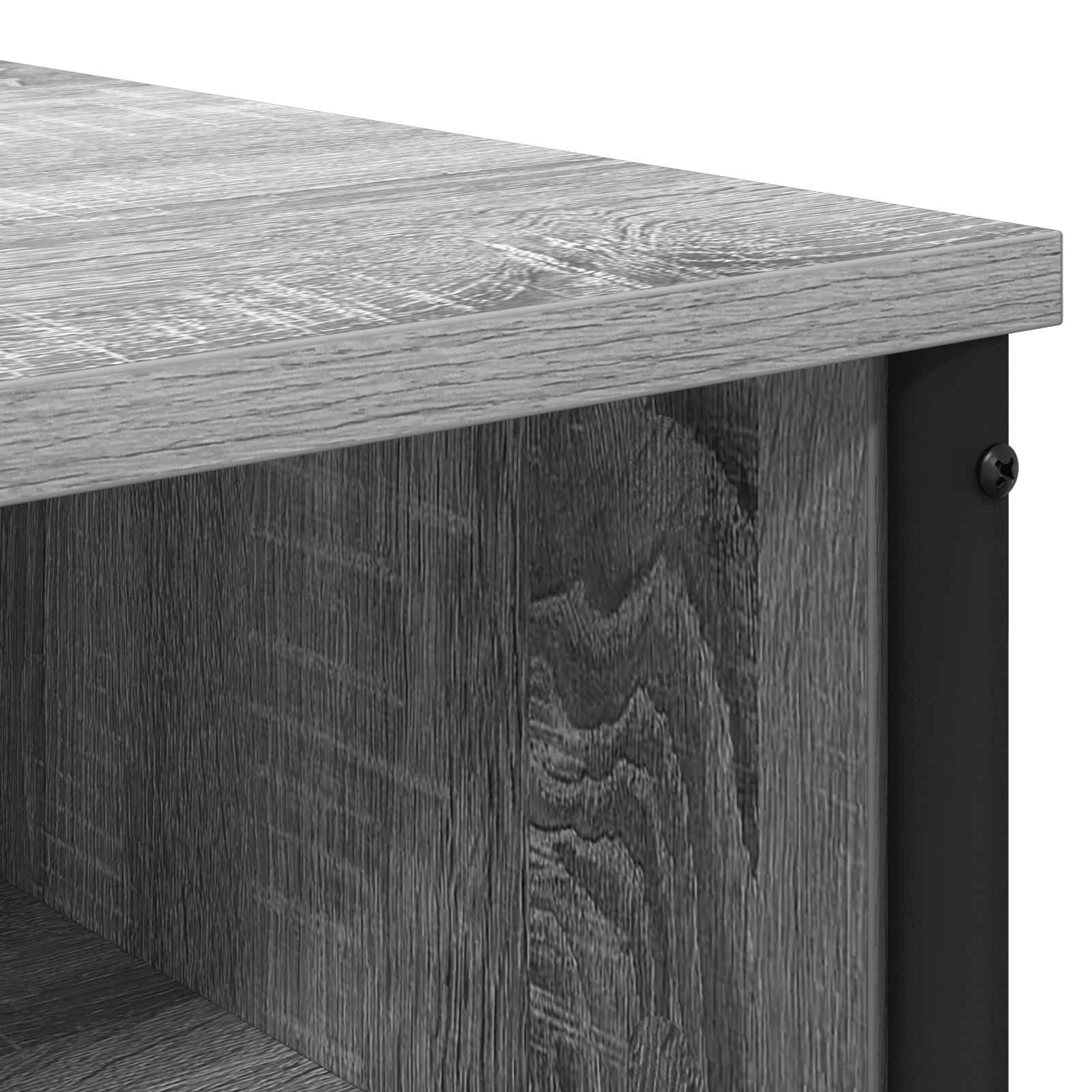 vidaXL Toaletka Szary Sonoma 81 x 40 x 131 cm Drewno inżynieryjne