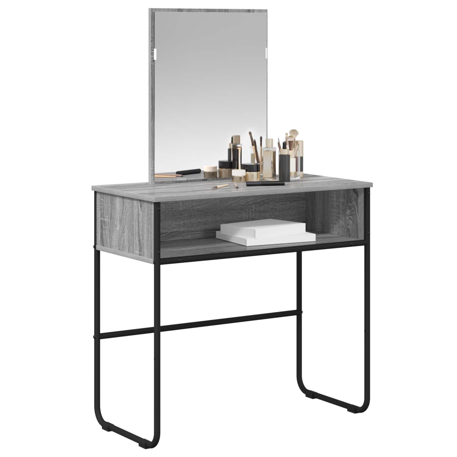 vidaXL Toaletka Szary Sonoma 81 x 40 x 131 cm Drewno inżynieryjne