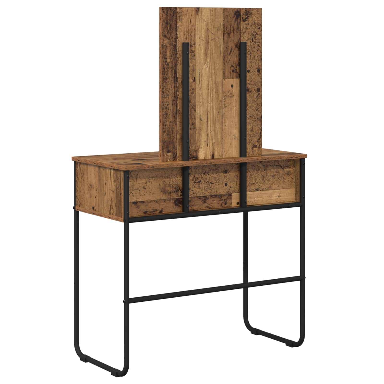 vidaXL Toaletka Stare drewno 81 x 40 x 131 cm Drewno inżynieryjne