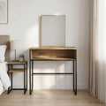 vidaXL Toaletka Dąb artisan 81 x 40 x 131 cm Drewno inżynieryjne