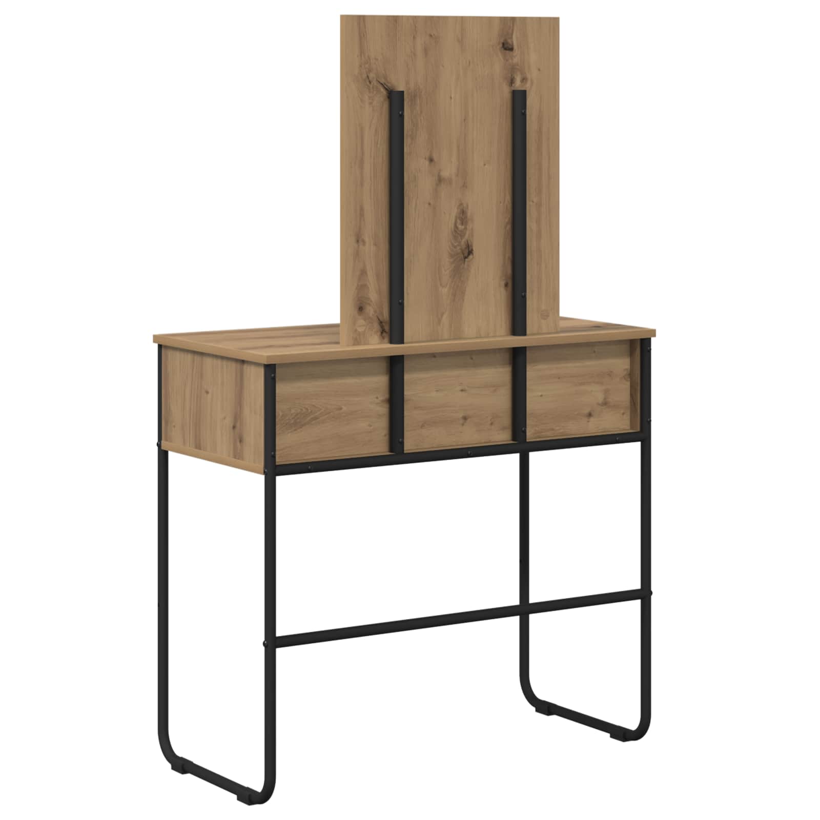 vidaXL Toaletka Dąb artisan 81 x 40 x 131 cm Drewno inżynieryjne