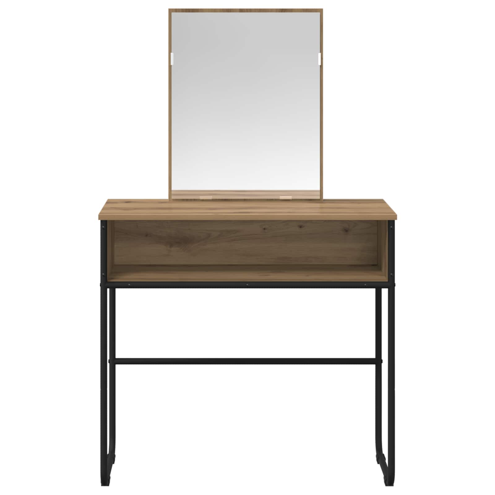 vidaXL Toaletka Dąb artisan 81 x 40 x 131 cm Drewno inżynieryjne
