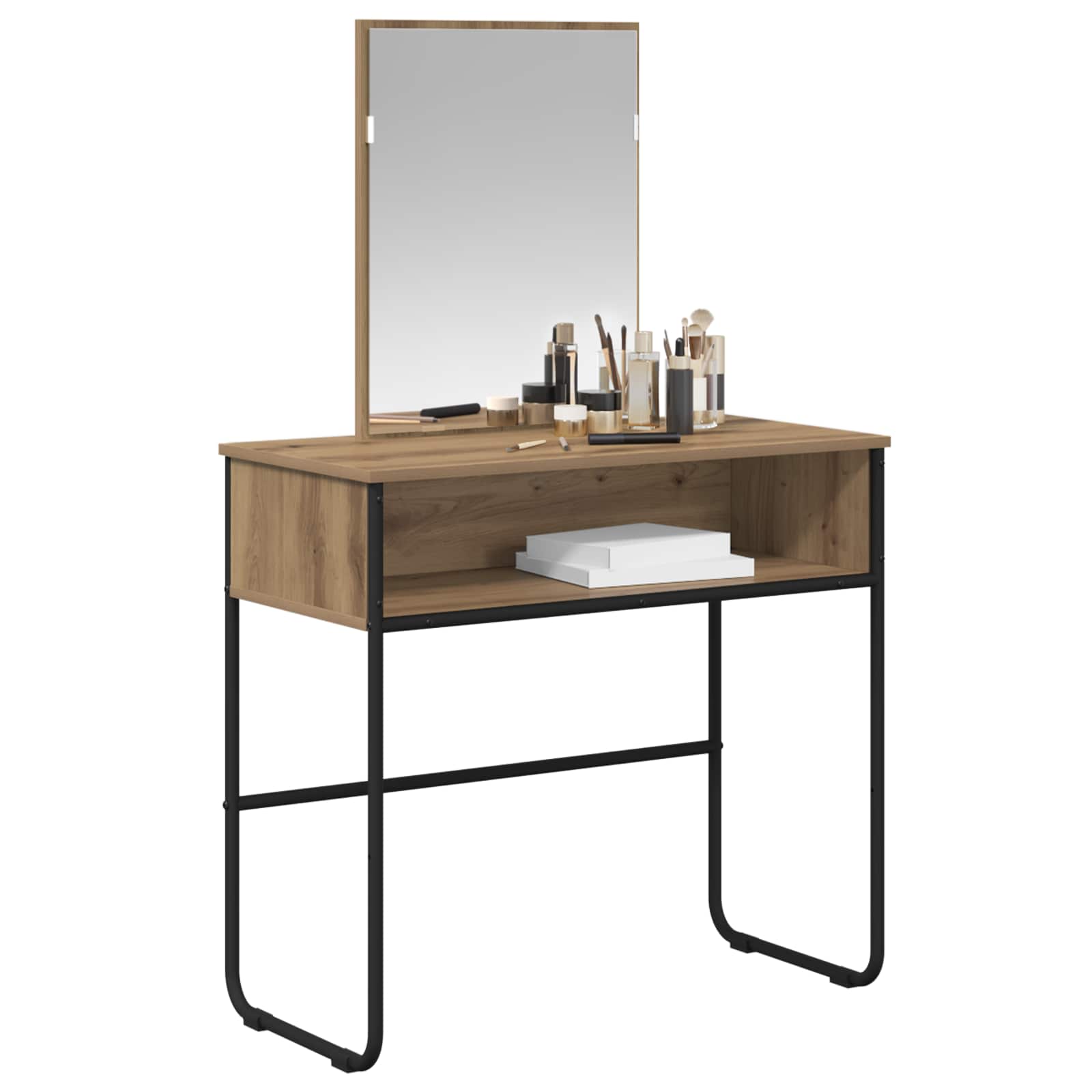 vidaXL Toaletka Dąb artisan 81 x 40 x 131 cm Drewno inżynieryjne