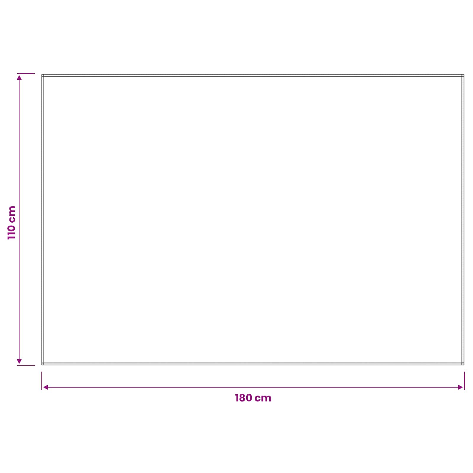 vidaXL Obrus stołowy Prostokątny ciemnoszary 110 x 180 cm Poliester