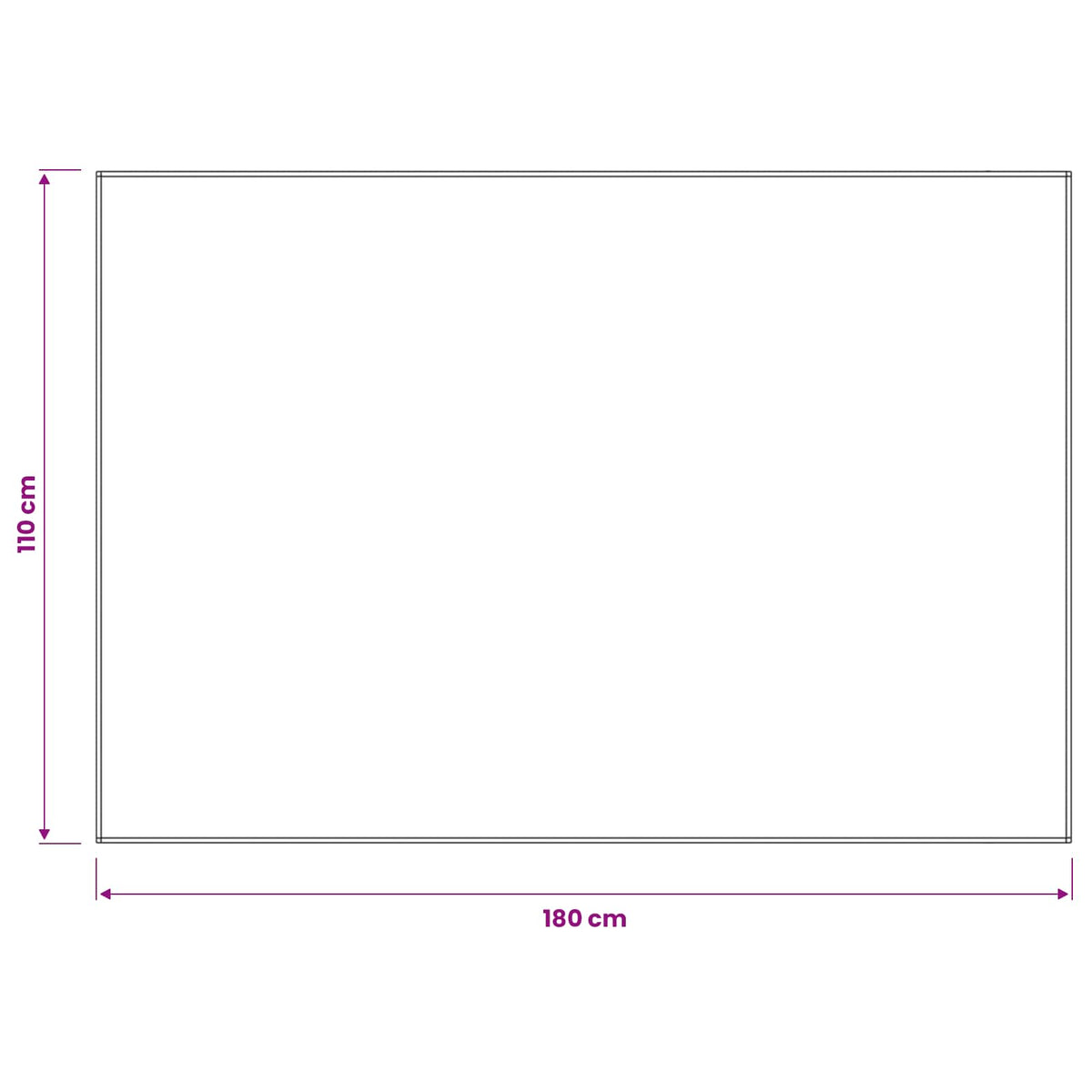 vidaXL Obrus stołowy Prostokątny Czerwone wino 110 x 180 cm Poliester