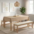 vidaXL Obrus stołowy Prostokątny Beżowy 110 x 160 cm