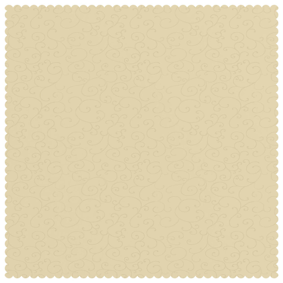 vidaXL Obrus stołowy Kwadrat kremowobiały 90 x 90 cm